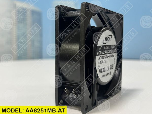 COOLING FAN ADDA AA8251MB-AT, 110-120VAC, 80x80x25mm