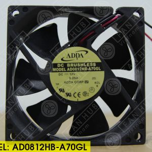 ADDA AD0812HB-A70GL - Inverter Fan, 12VDC, 80x80x25mm