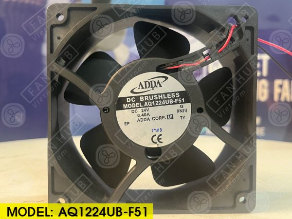 ADDA AQ1224UB-F51 - Inverter Fan, 24VDC, 120x120x38mm