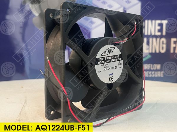 ADDA AQ1224UB-F51 - Inverter Fan, 24VDC, 120x120x38mm