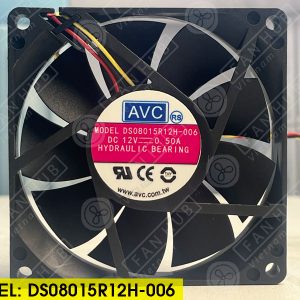 AVC DS08015R12H-006 - Inverter Fan, 12VDC, 80x80x15mm