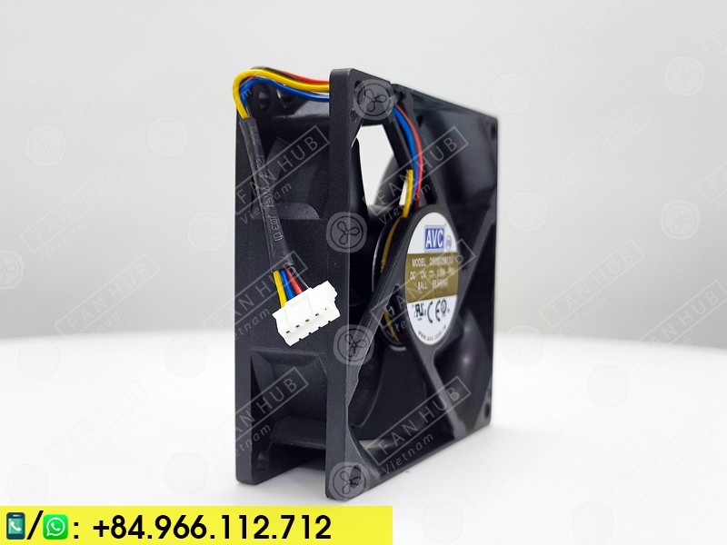 AVC DS08025B12U - Inverter Fan, 12VDC, 80x80x25mm