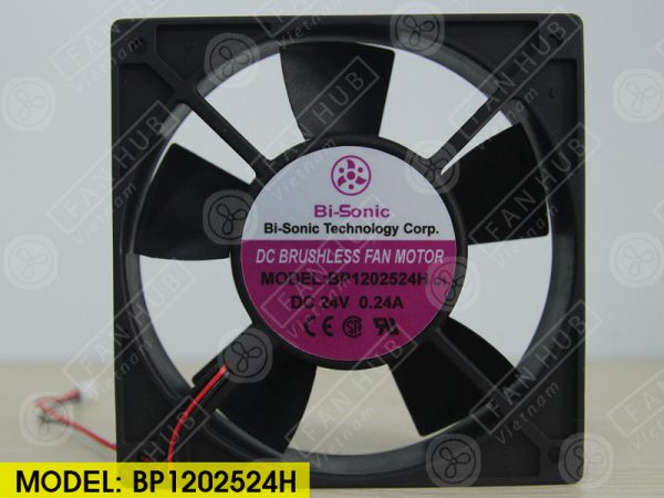 Bi-Sonic BP1202524H - Inverter Fan, 115VAC, 24VDC, 120x120x25mm