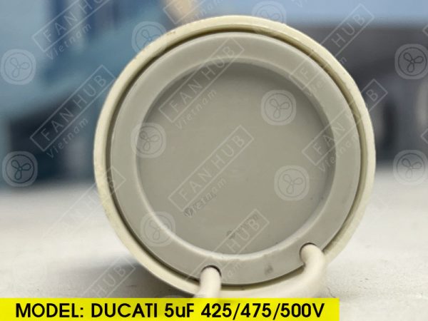 DUCATI CBB60 5uF, 425/475/500VAC - Motor Capacitor