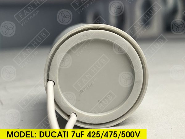 DUCATI CBB60 7uF, 425/475/500VAC - Motor Capacitor