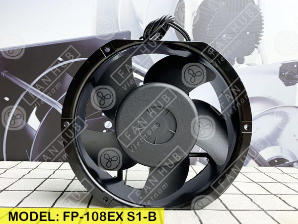 COMMONWEALTH FP-108EX-S1-B - AC Axial Fan, 220V, 172x150x51mm