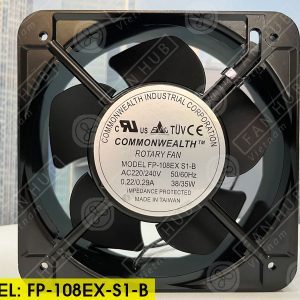 COMMONWEALTH FP-108EX-S1-B - Fan For Cabinet, 220V, 150x150x50mm