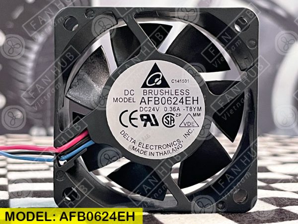 DELTA AFB0624EH - Inverter Fan, 24VDC, 60x60x25mm