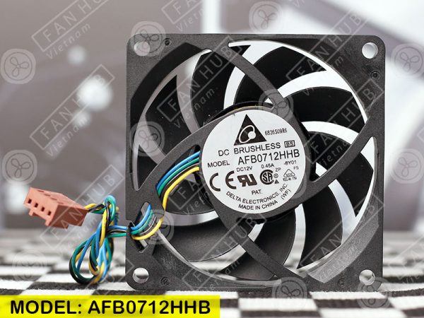 DELTA AFB0712HHB - Inverter Fan, 12VDC, 70x70x15mm