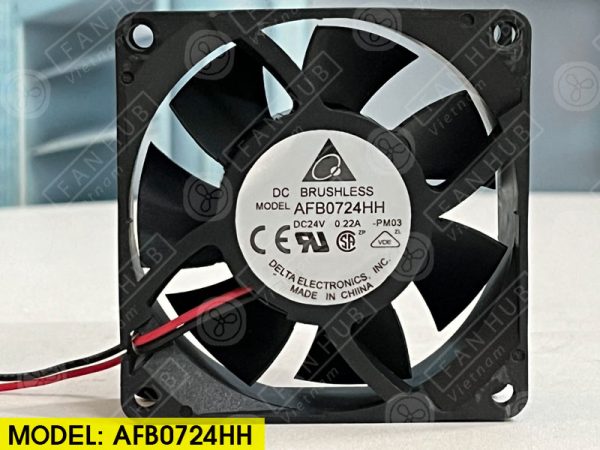 DELTA AFB0724HH - Inverter Fan, 24VDC, 70x70x25mm