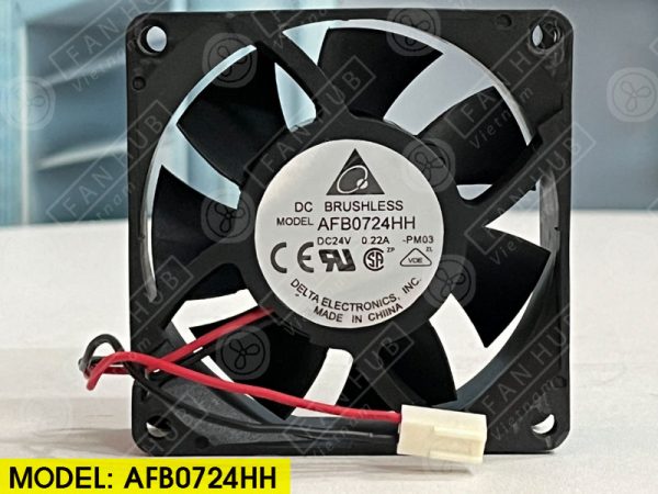 DELTA AFB0724HH - Inverter Fan, 24VDC, 70x70x25mm