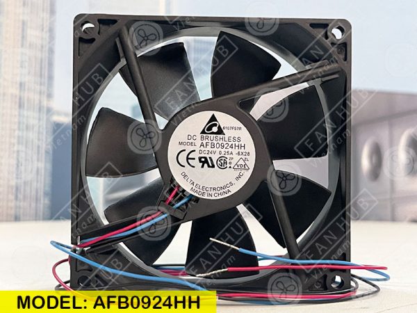 DELTA AFB0924HH - Inverter Fan, 24VDC, 92x92x25mm