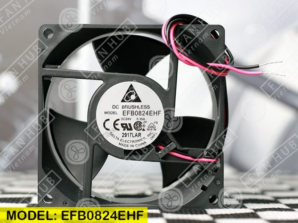 DELTA EFB0824EHF - Inverter Fan, 24VDC, 80x80x32mm