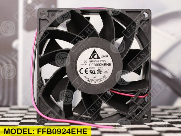 DELTA FFB0924EHE - Inverter Fan, 24VDC, 92x92x38mm