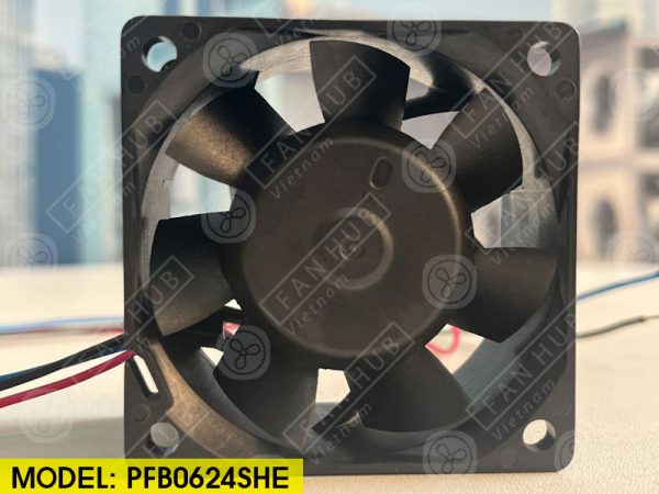 DELTA PFB0624SHE - Inverter Fan, 24VDC, 60x60x38mm