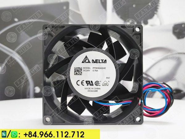 DELTA PFB0924GHE - Inverter Fan, 24VDC, 92x92x38mm