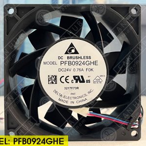 DELTA PFB0924GHE - Inverter Fan, 24VDC, 92x92x38mm