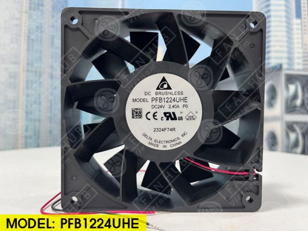 DELTA PFB1224UHE - Inverter Fan, 24VDC, 120x120x38mm