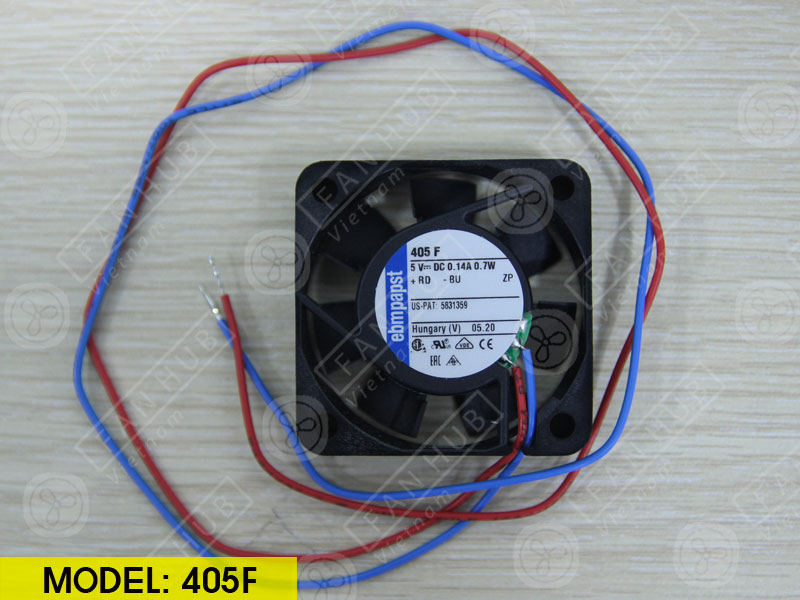 EBMPAPST 405F - Inverter Fan, 5VDC, 40x40x10mm