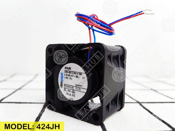 EBMPAPST 424JH - Inverter Fan, 24VDC, 40x40x28mm