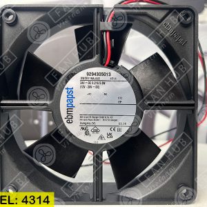 EBMPAPST 4314 - Inverter Fan, 24VDC, 120x120x32mm