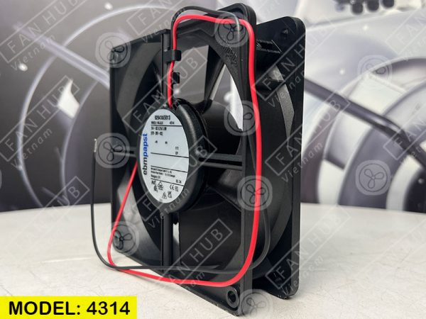 EBMPAPST 4314 - Inverter Fan, 24VDC, 120x120x32mm