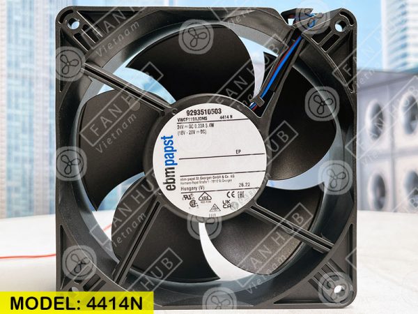 EBMPAPST 4414N - Inverter Fan, 24VDC, 120x120x38mm