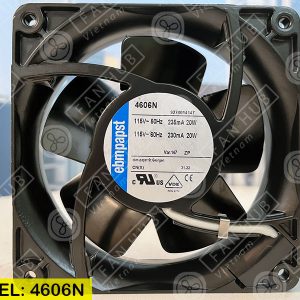 EBMPAPST 4606N - AC AXIAL FAN, 115VAC, 120x120x38mm