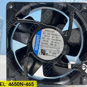 EBMPAPST 4650N-465 - AC Axial Fan, 230VAC, 120x120x38mm