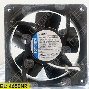 COOLING FAN EBMPAPST 4650NR, 230VAC, 120x120x38mm