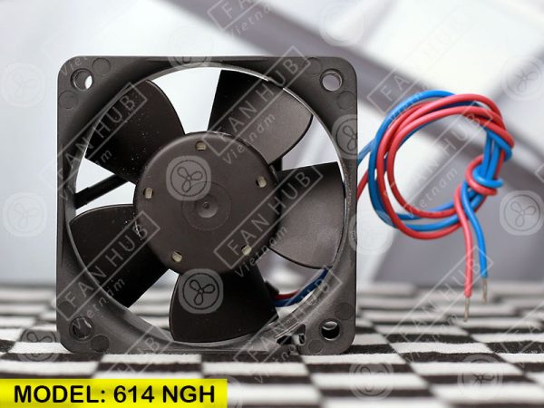 EBMPAPST 614NGH- Inverter Fan, 24VDC, 60x60x25mm