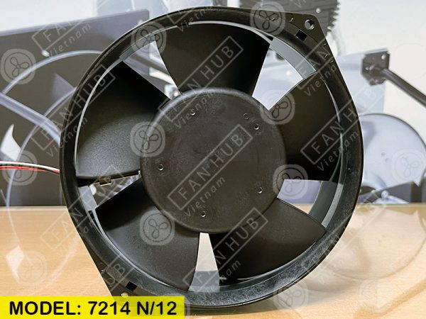 EBMPAPST 7214N/12 - Inverter Fan, 24VDC, 172x150x55mm