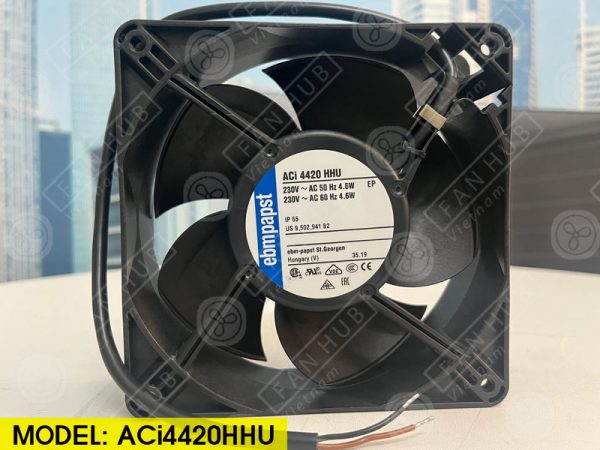 EBMPAPST ACi4420HHU - EC AXIAL FAN, 230VAC, 120x120x38mm