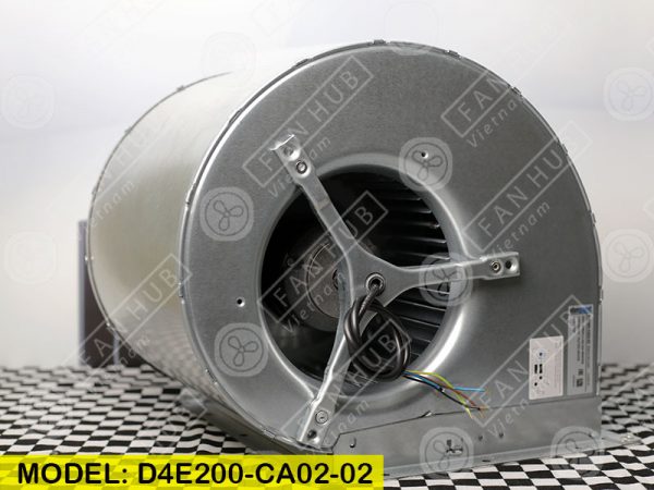 EBMPAPST D4E200-CA02-02 - AC Centrifugal Fan, 230VAC, 200mm