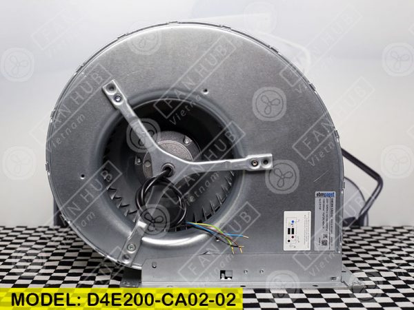 EBMPAPST D4E200-CA02-02 - AC Centrifugal Fan, 230VAC, 200mm