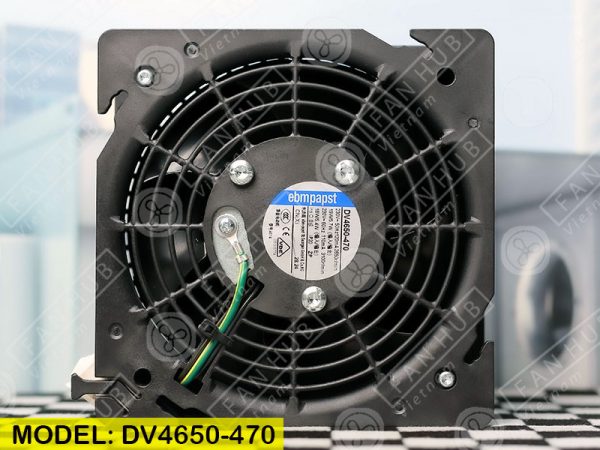 EBMPAPST DV4650-470 - AC AXIAL FAN, 230VAC, 120x120x38mm