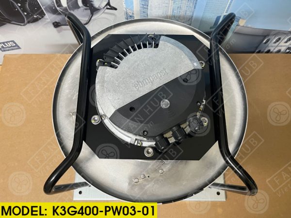 EBMPAPST K3G400-PW03-01 - Fan For AHU, 400VAC, 400mm