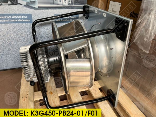 EBMPAPST K3G450-PB24-01/F01 - Fan For AHU, 400VAC, 450mm