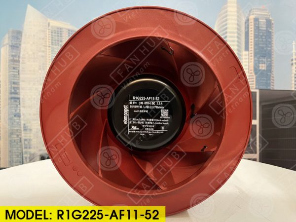 EBMPAPST R1G225-AF11-52 - Centrifugal Fan, 48VDC, 225mm