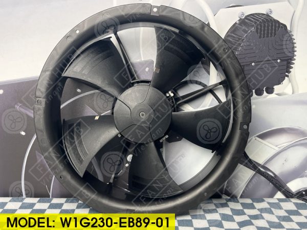 EBMPAPST W1G230-EB89-01 - EC Axial Fan, 230VAC, 230mm