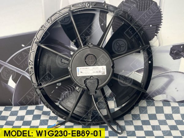 EBMPAPST W1G230-EB89-01 - EC Axial Fan, 230VAC, 230mm