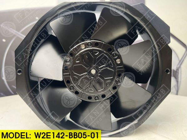 EBMPAPST W2E142-BB05-01 - AC AXIAL FAN, 115VAC, 172x150x38mm