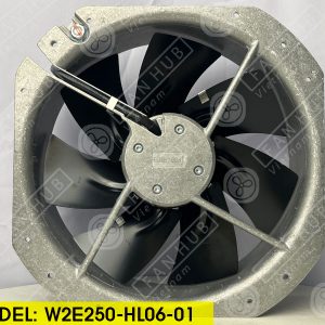 EBMPAPST W2E250-HL06-01 - AC Axial Fan, 230VAC, 280x280x80mm