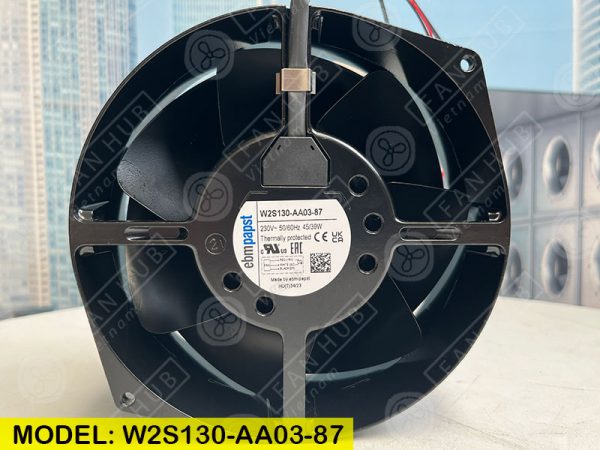 EBMPAPST W2S130-AA03-87 - Cabinet Fan, 230VAC, 172x150x55mm