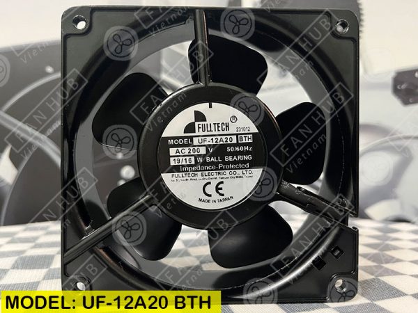 FULLTECH UF-12A20 BTH - AC Axial Fan, 200VAC, 120x120x38mm