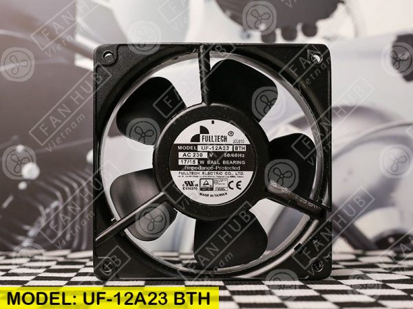 COOLING FAN FULLTECH UF-12A23 BTH, 230VAC, 120x120x38mm