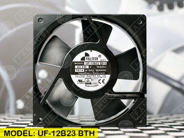 FULLTECH UF-12B23 BTH - AC AXIAL FAN, 230VAC, 120x120x25mm