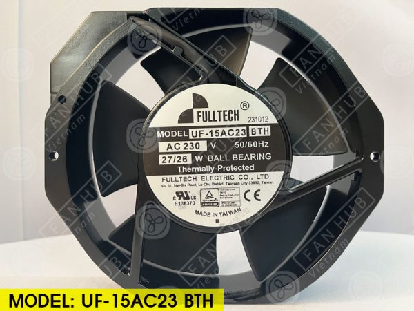 FULLTECH UF-15AC23 BTH - AC Axial Fan, 230VAC, 172x150x38mm