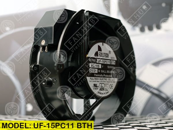 FULLTECH UF-15PC11 BTH - AC AXIAL FAN, 115VAC, 172x150x51mm