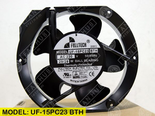 FULLTECH UF-15PC23 BTH - Axial Fan, 230VAC, 172x150x51mm